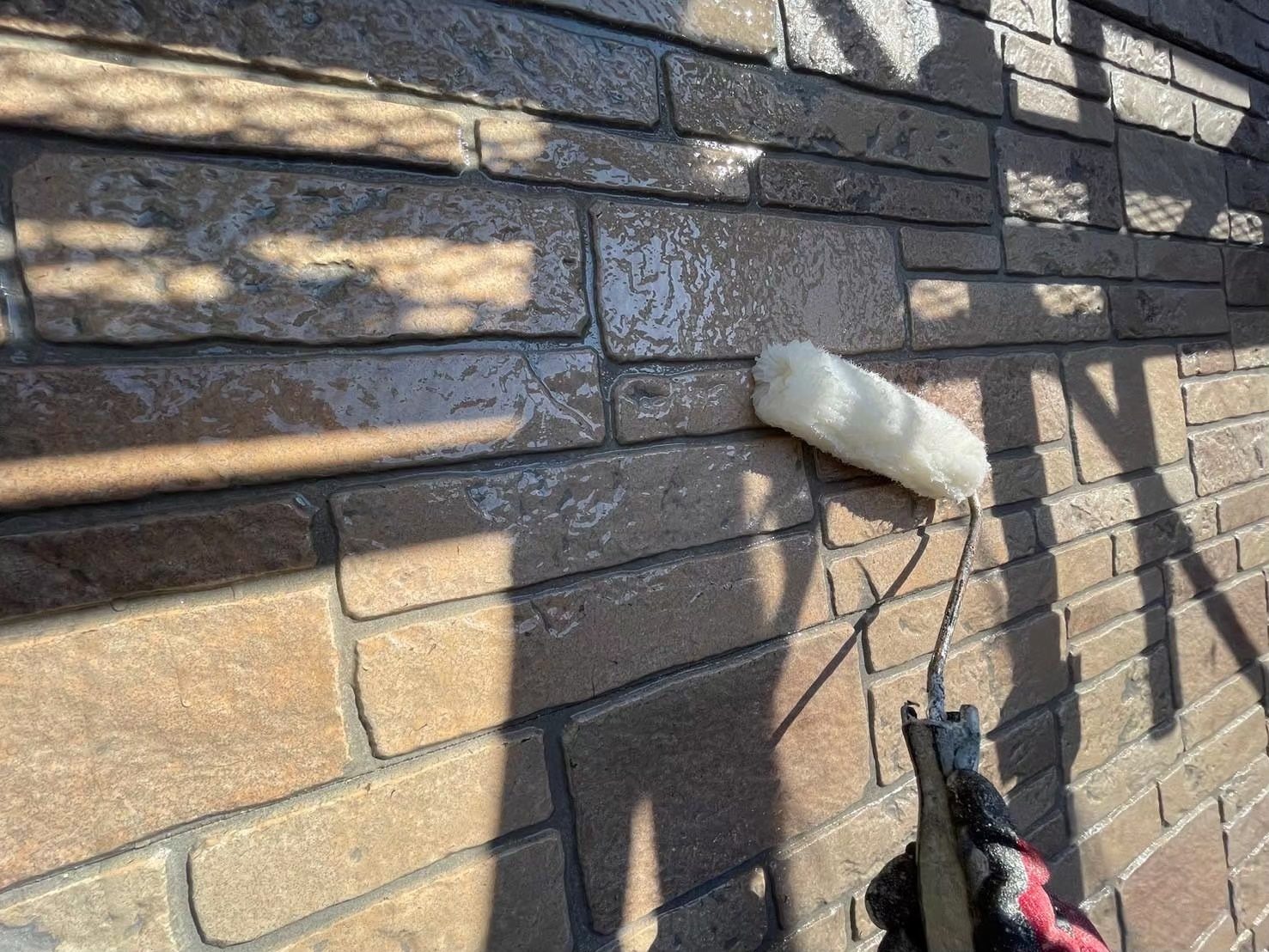 石目朝のサイディングに外壁塗装