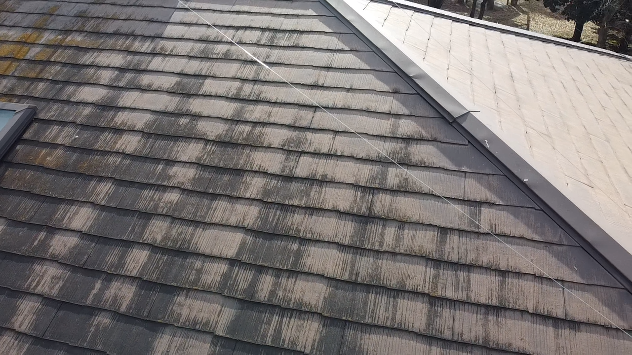 変形してしまった棟板金