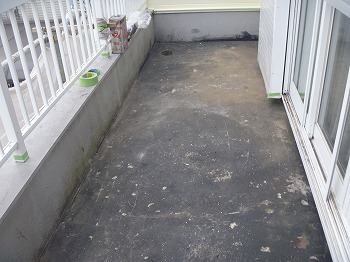 さいたま市　ベランダ防水工事