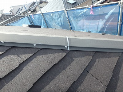 さいたま市北区　棟板金　屋根塗装