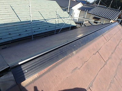 上尾市　棟板　交換