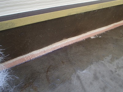 ベランダ立ち上り部分