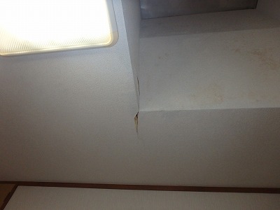 ふじみ野市　雨漏り