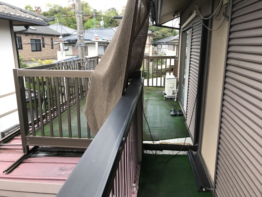 雨漏りベランダ