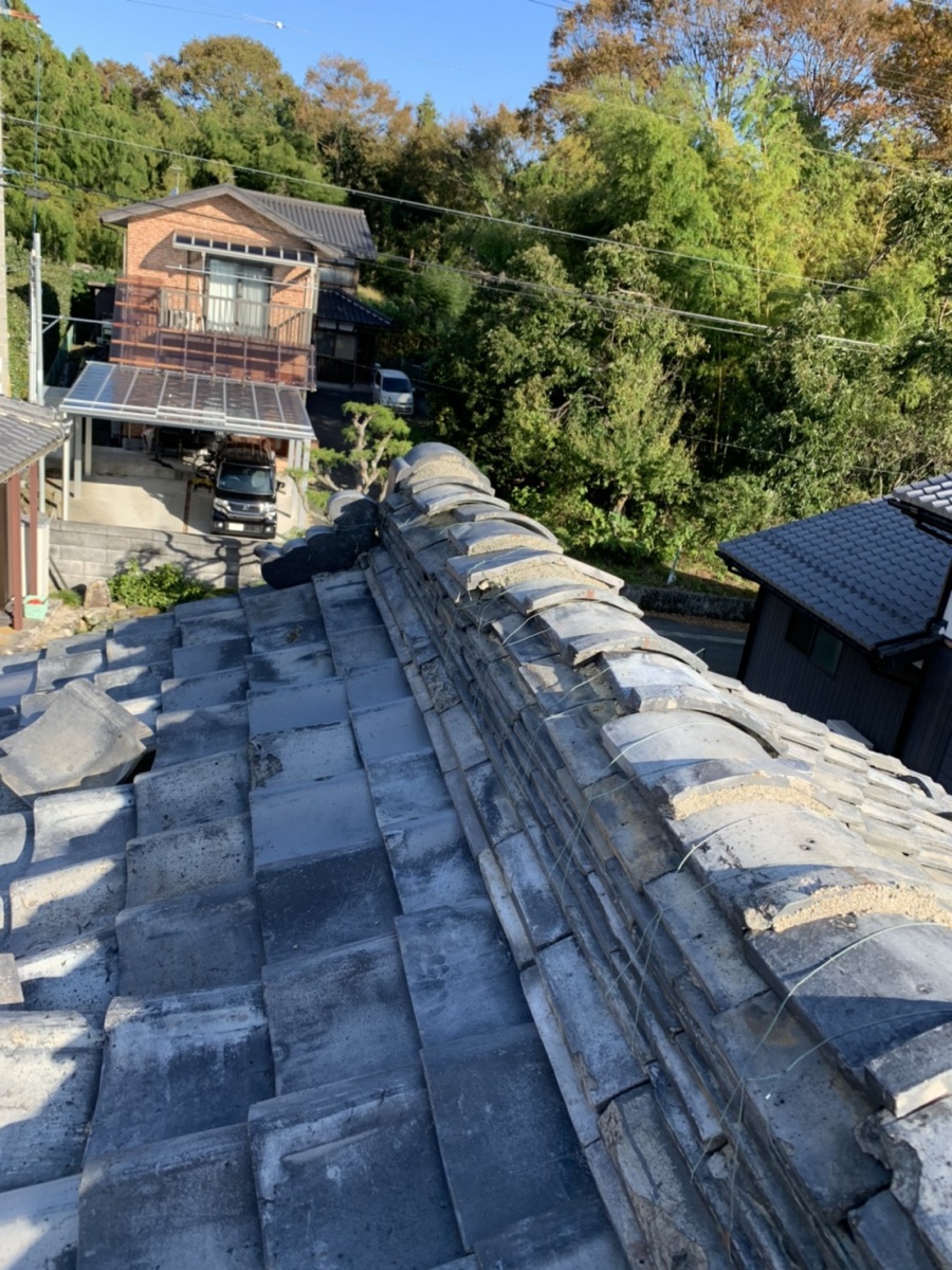 台風被害棟破損