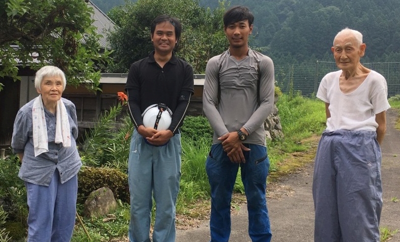 お客様との写真