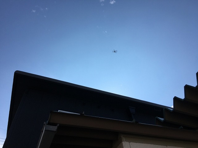 上空60mmまで飛行