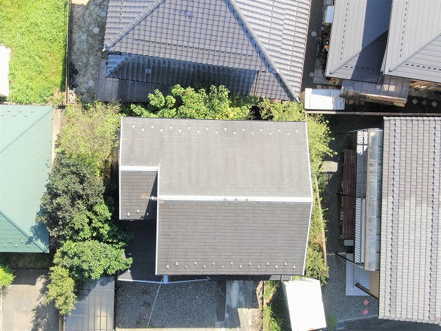 ドローンで点検屋根