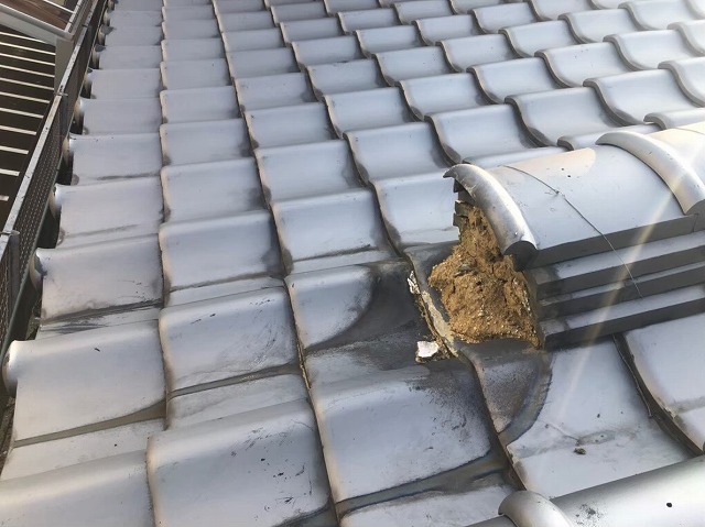 三郷町　複合型瓦屋根　無料点検