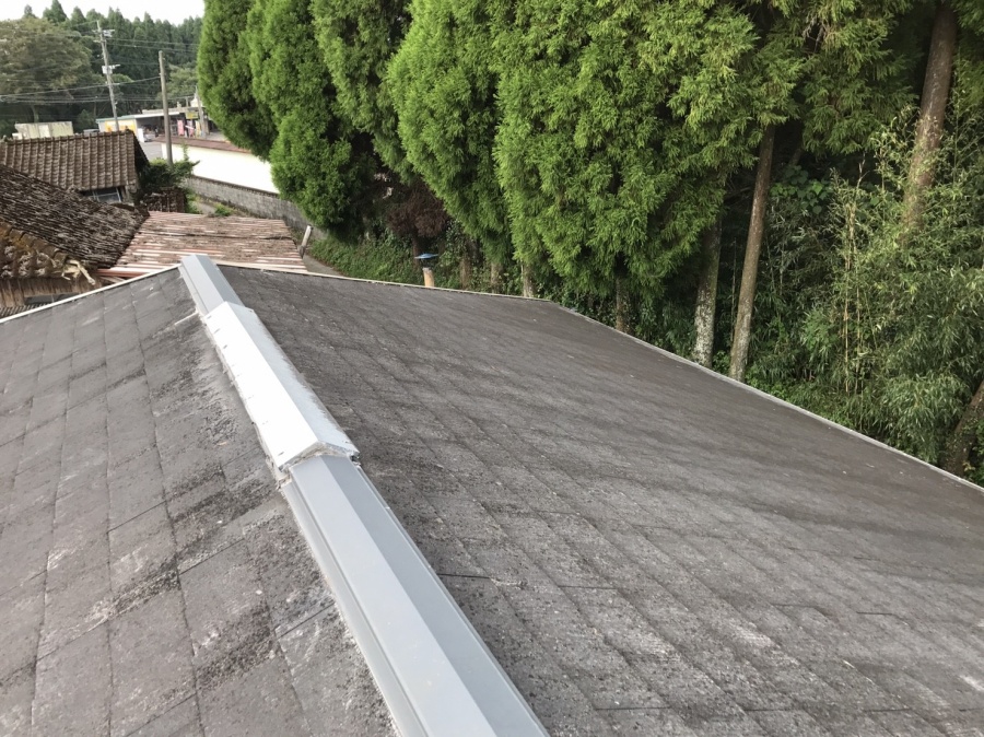 屋根葺き替え前