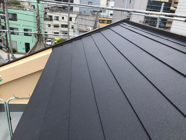 スレート屋根完成