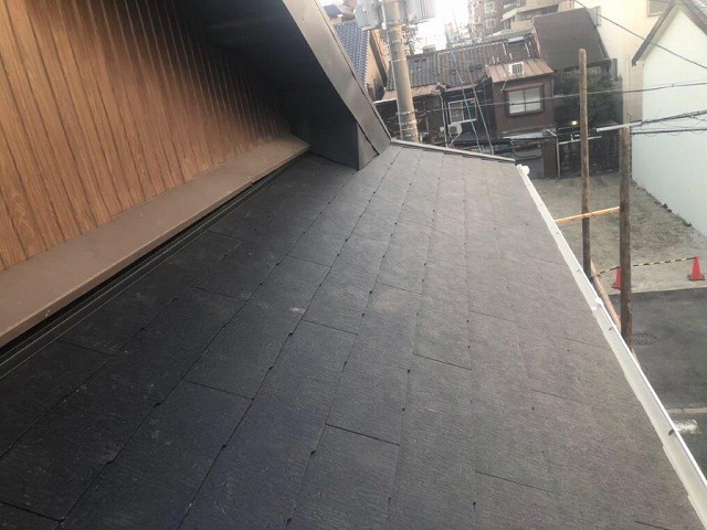 屋根施工後