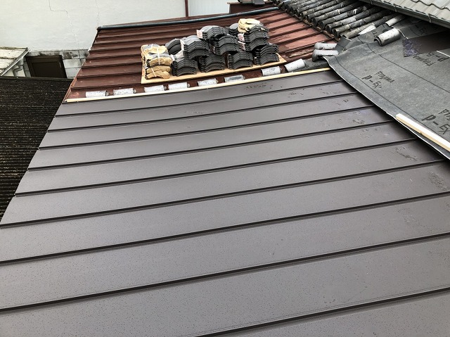 三宅町　立平　葺き替え工事