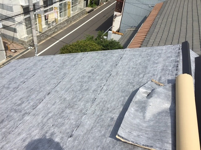 ルーフィング張り