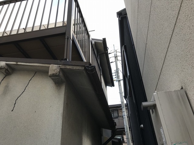 天理市　雨樋交換　施工前