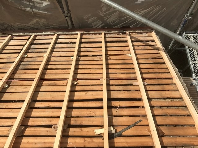 屋根下地調整2