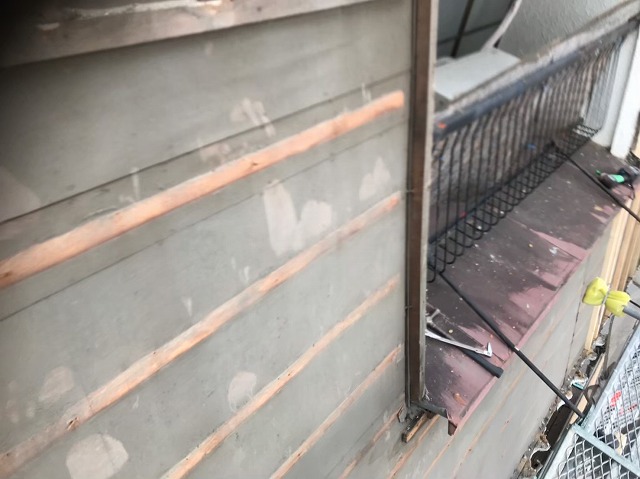 奈良市　S形瓦　瓦撤去