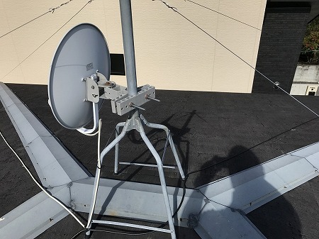 パラボラアンテナは注意