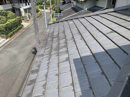 劣化が広がる屋根面