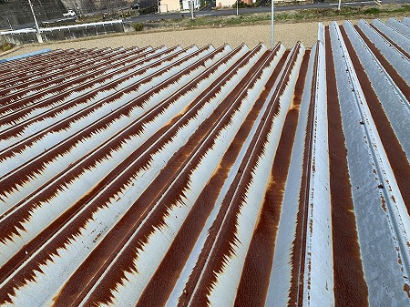 折板屋根サビ