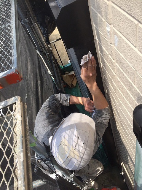 周辺の清掃作業