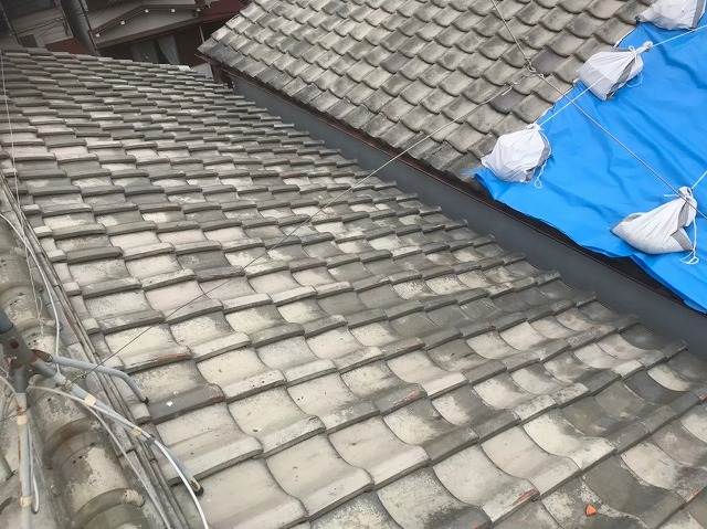 釉薬瓦屋根の無料メンテナンス