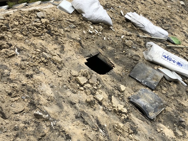 奈良市の古い屋根下地