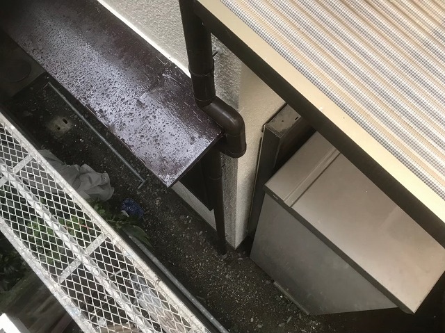 天理市　雨樋　交換