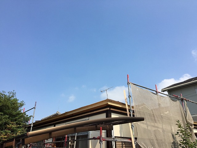 屋根　施工前