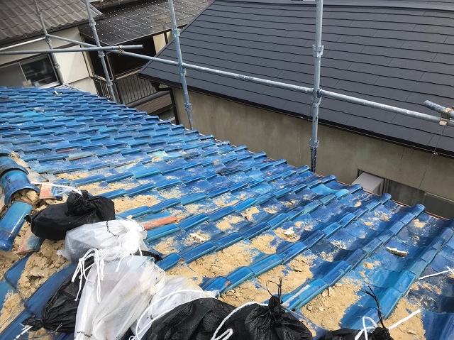 施工前屋根3