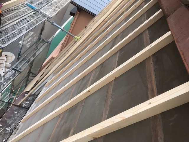 奈良市　S形瓦　不陸調整