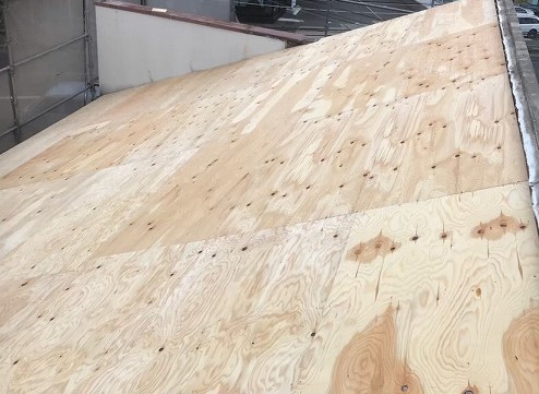 奈良市　野地板　増し張り