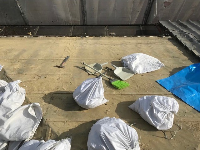 奈良市　和瓦　瓦解体