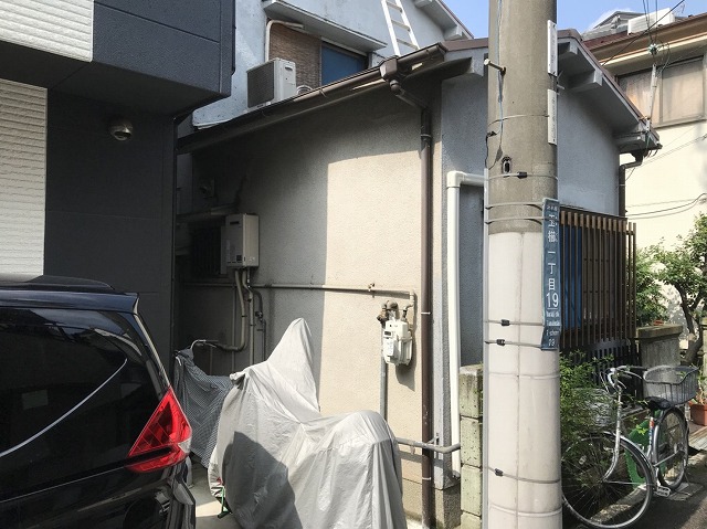 天理市　雨樋交換　施工前