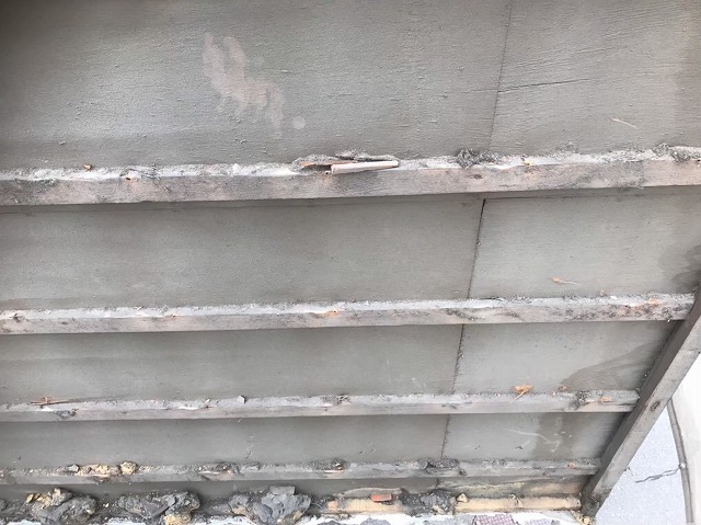 奈良市　S形瓦　瓦撤去