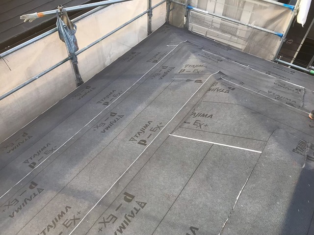 橿原市　防水紙　設置