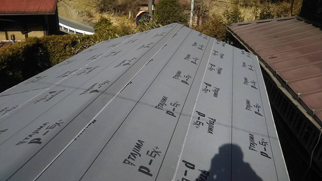 ルーフィング張り