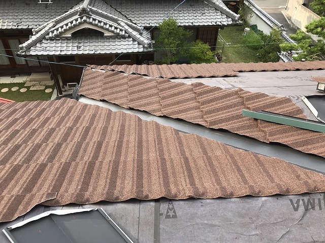 Tルーフ施工