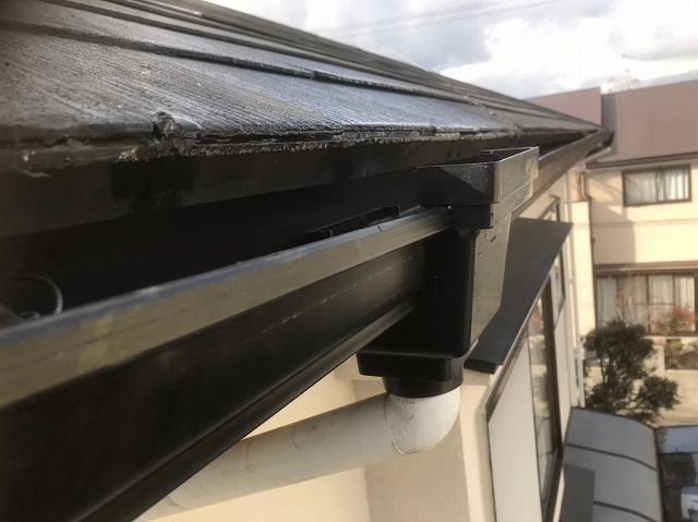 桜井市の軒樋設置完了
