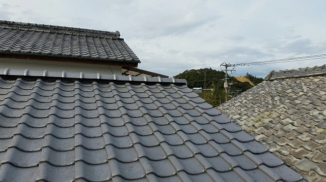 新和瓦設置完了