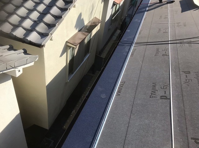 奈良市で屋根葺き替え工事でガルテクトへ