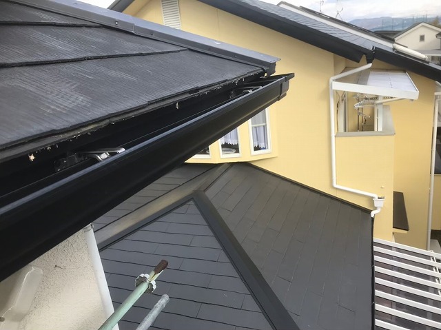 桜井市の軒樋設置完了