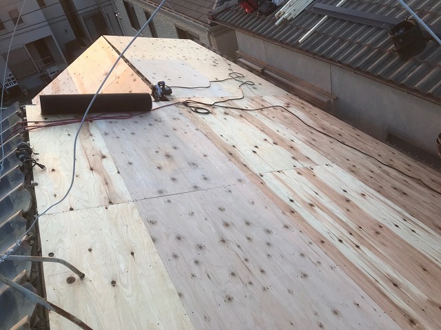 構造用合板張り