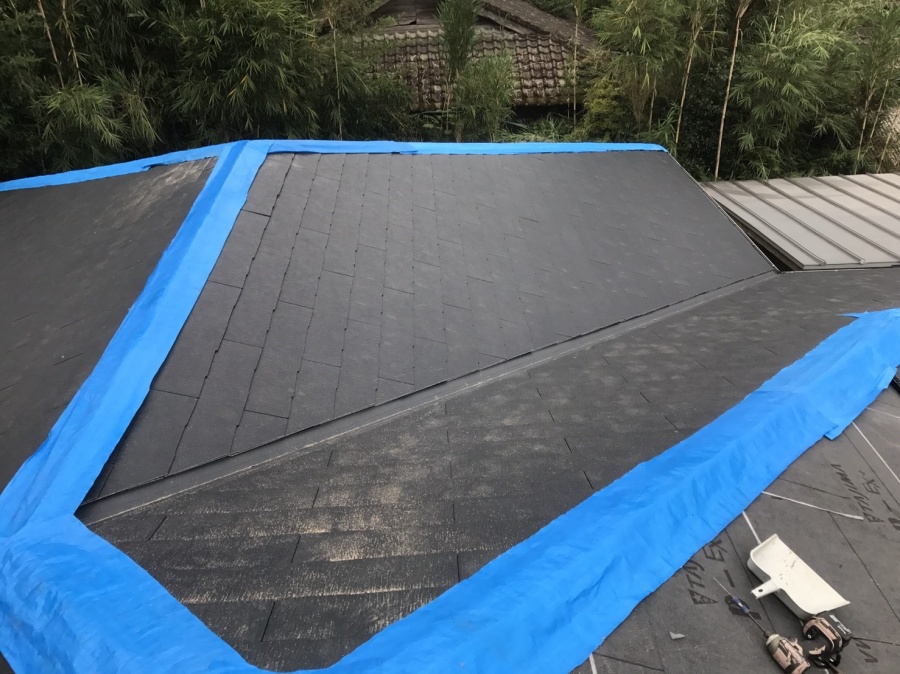 カラーベスト貼り