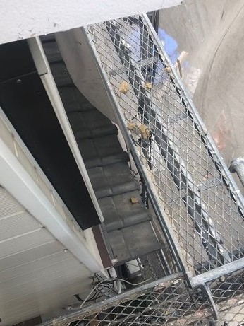 橿原市　応急処置済み　下屋根