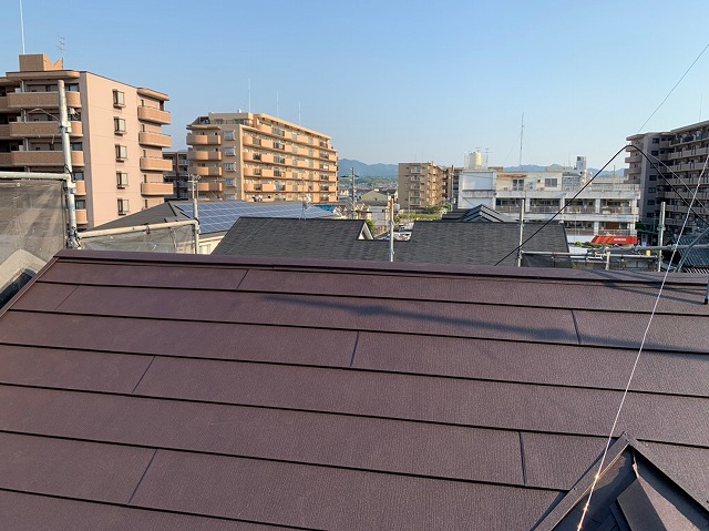 ガルテクト張り付け作業　完成