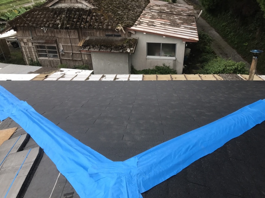 カラーベスト貼り