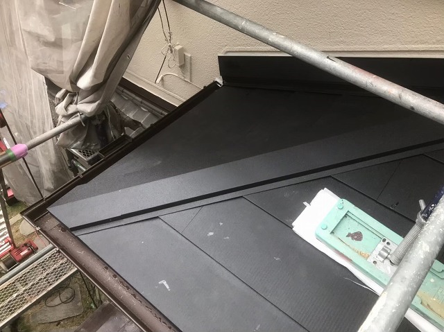 天理市　雨樋　交換