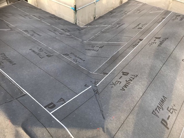 橿原市　野地板　設置