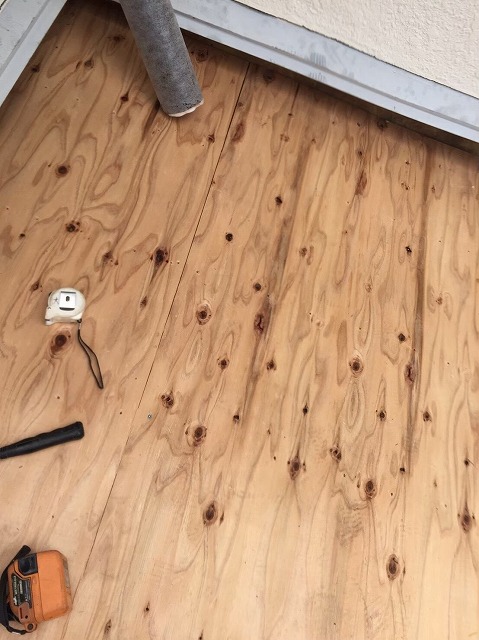 野地板の増し張りでメンテナンス